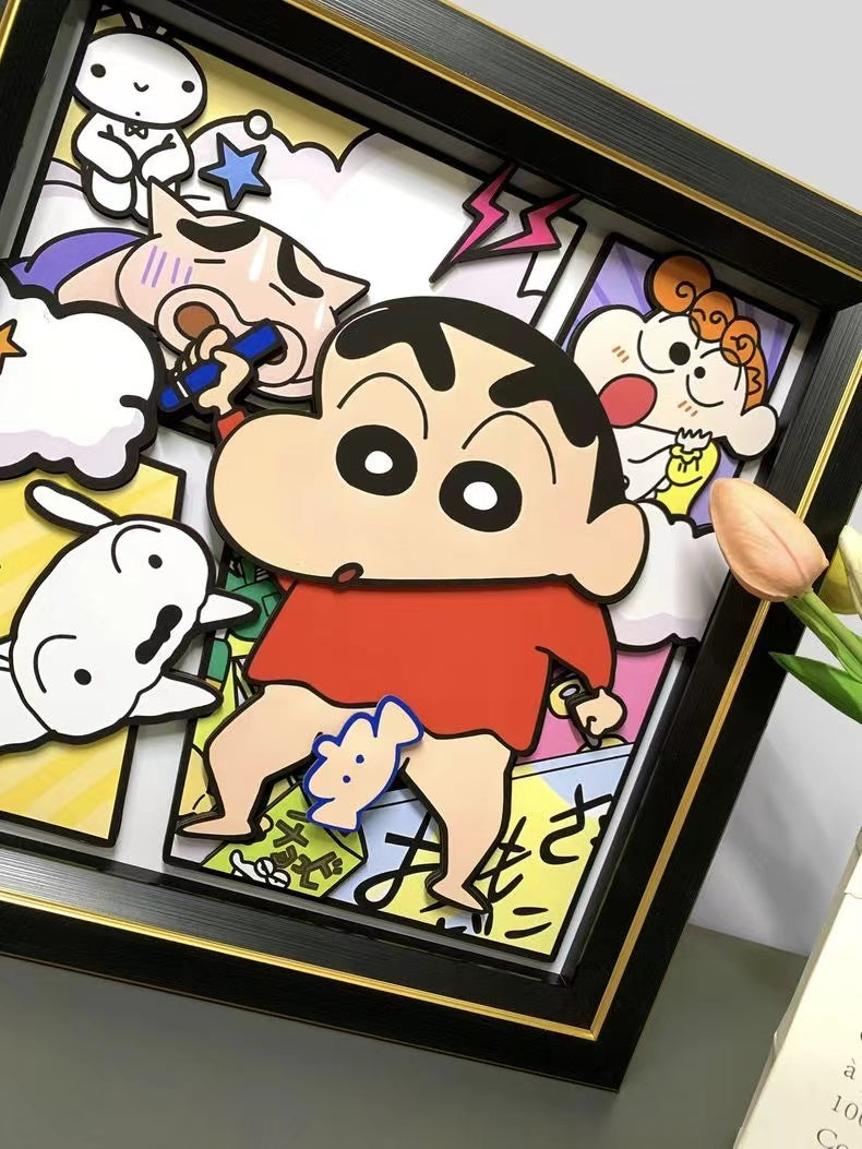 【In stock】Decorative Painting of Crayon Shin-chan-momo Studio
