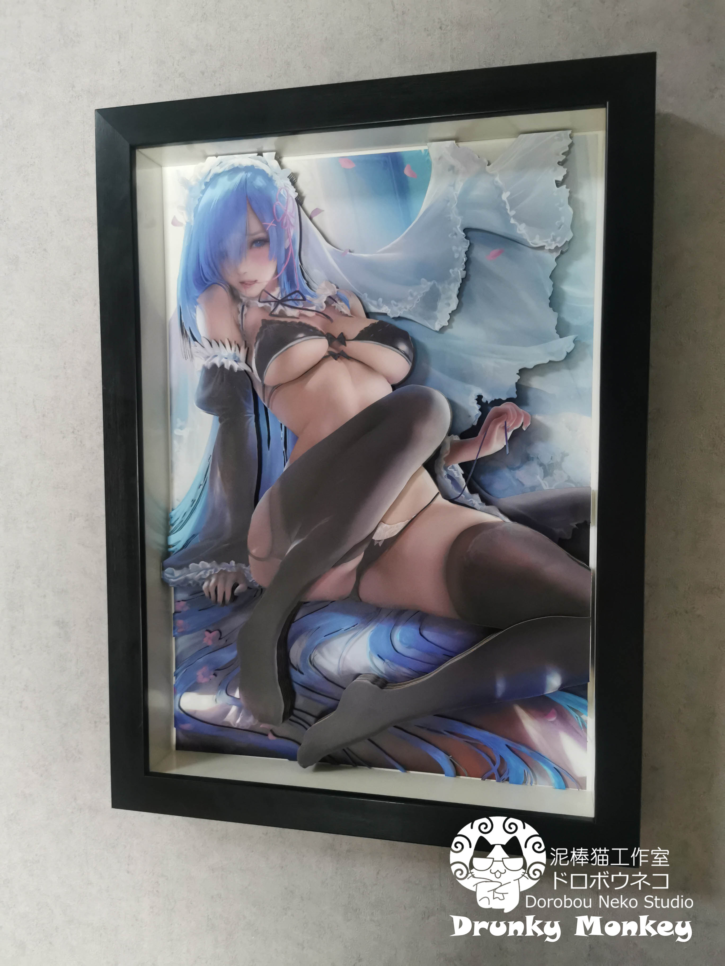 【Pre-sale】Rem 3D Decoration Painting-Re:Starting Life From Zero in a Different World-Dorobou Neko Studio