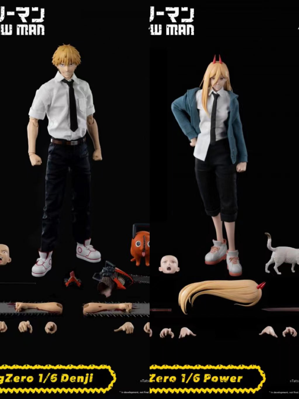 【Sold out】1/6 Scale Denji & Power -Threezero Studio