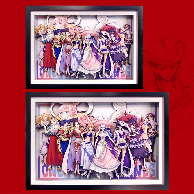 【In stock】Decorative Painting of Boa Hancock, Nami & Robin-One Piece-momo Studio