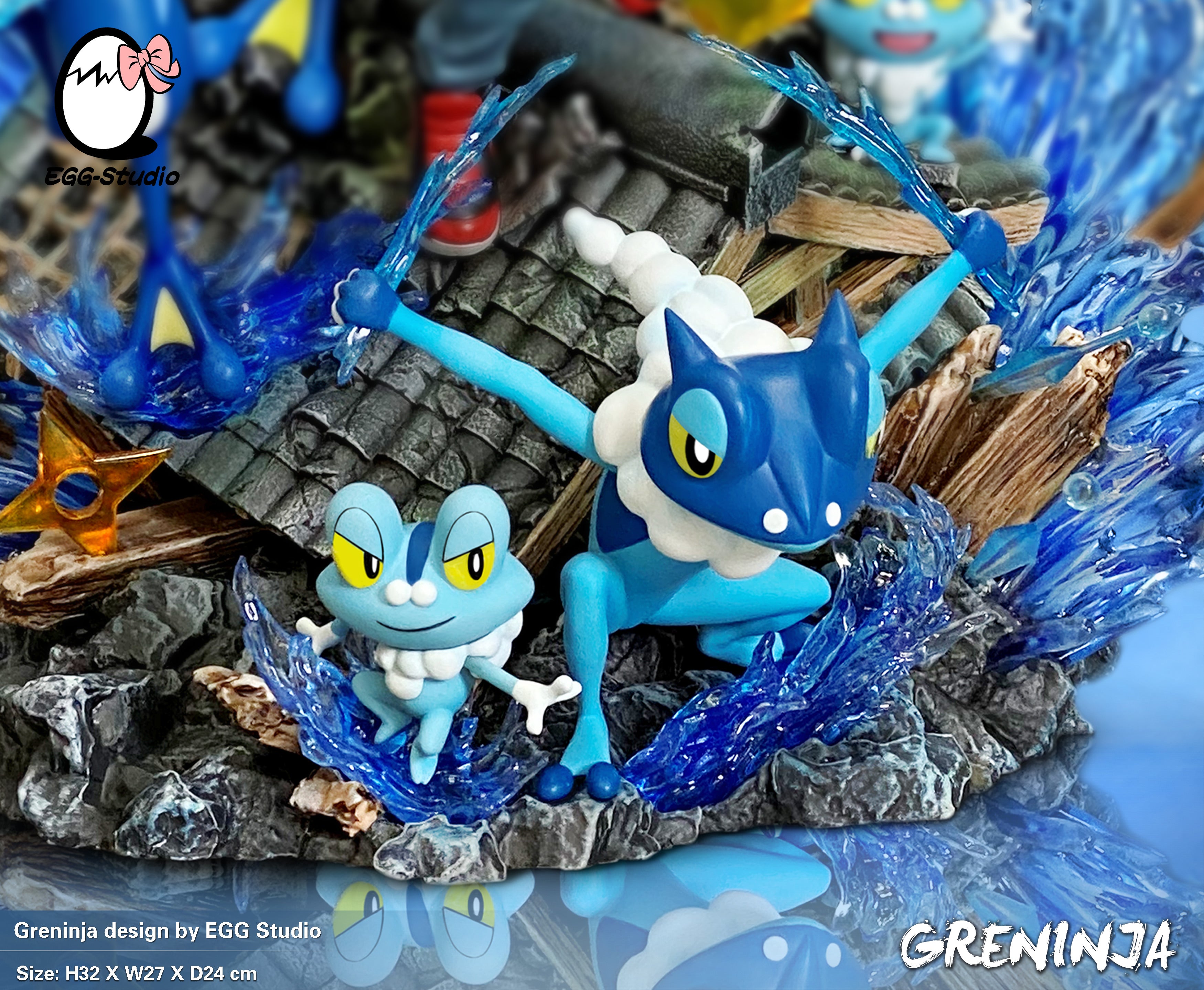 【Sold out】Ash Ketchum & Greninja Family-Pokemon-EGGS Studio