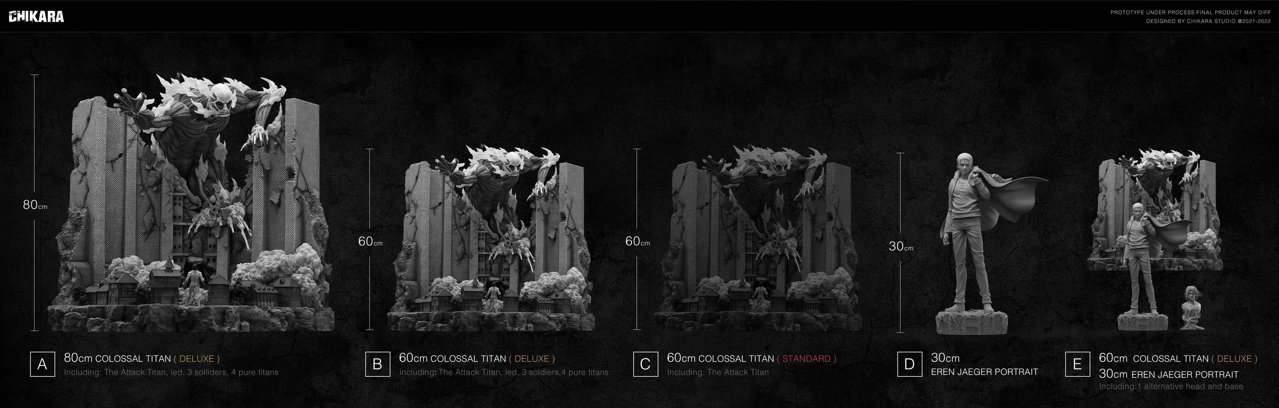 【In stock】Colossal Titan - Attack on Titan- CHIKARA Studios