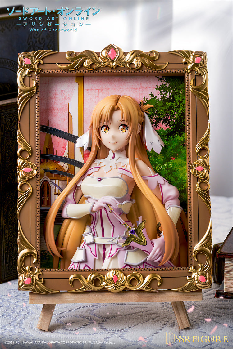 【Pre-sale】Alice Zuberg & Goddess of Creation Stacia Ver. Yuuki Asuna 3D Decoration Frame-Sword Art-SSR-Figure