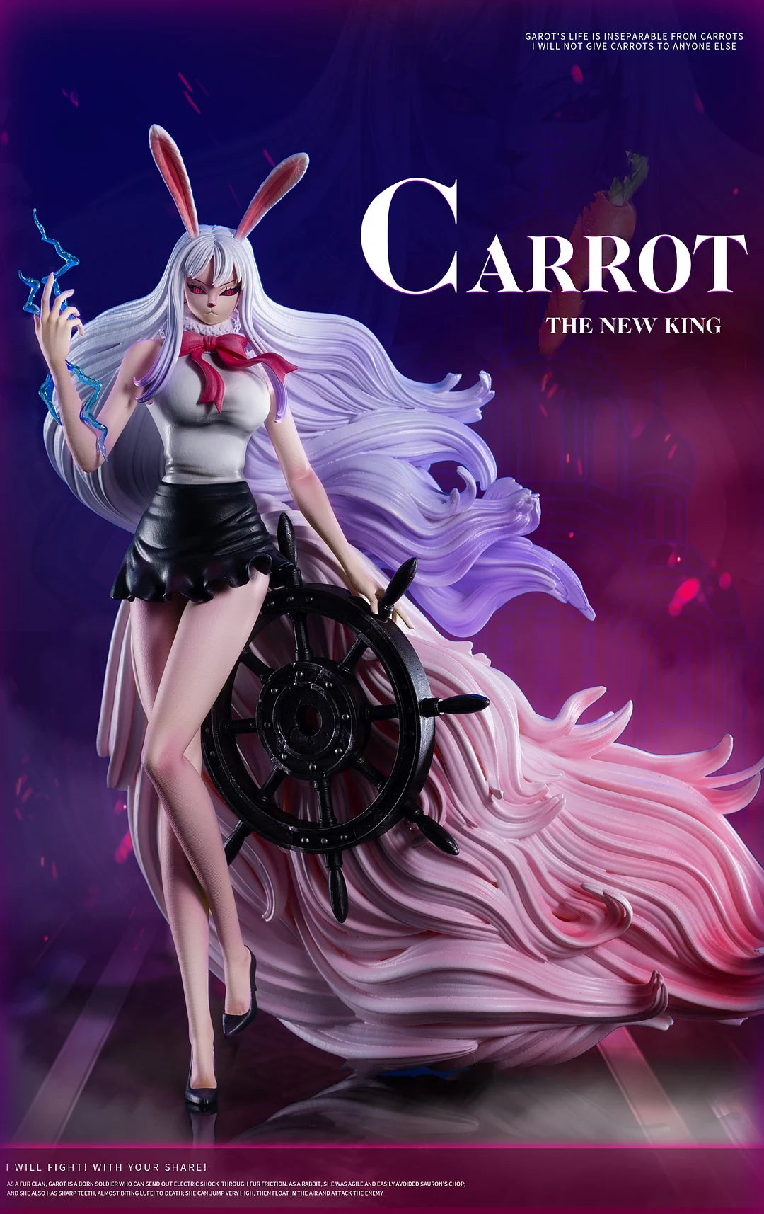 【In stock】Carrot - ONE PIECE  - Black Studio