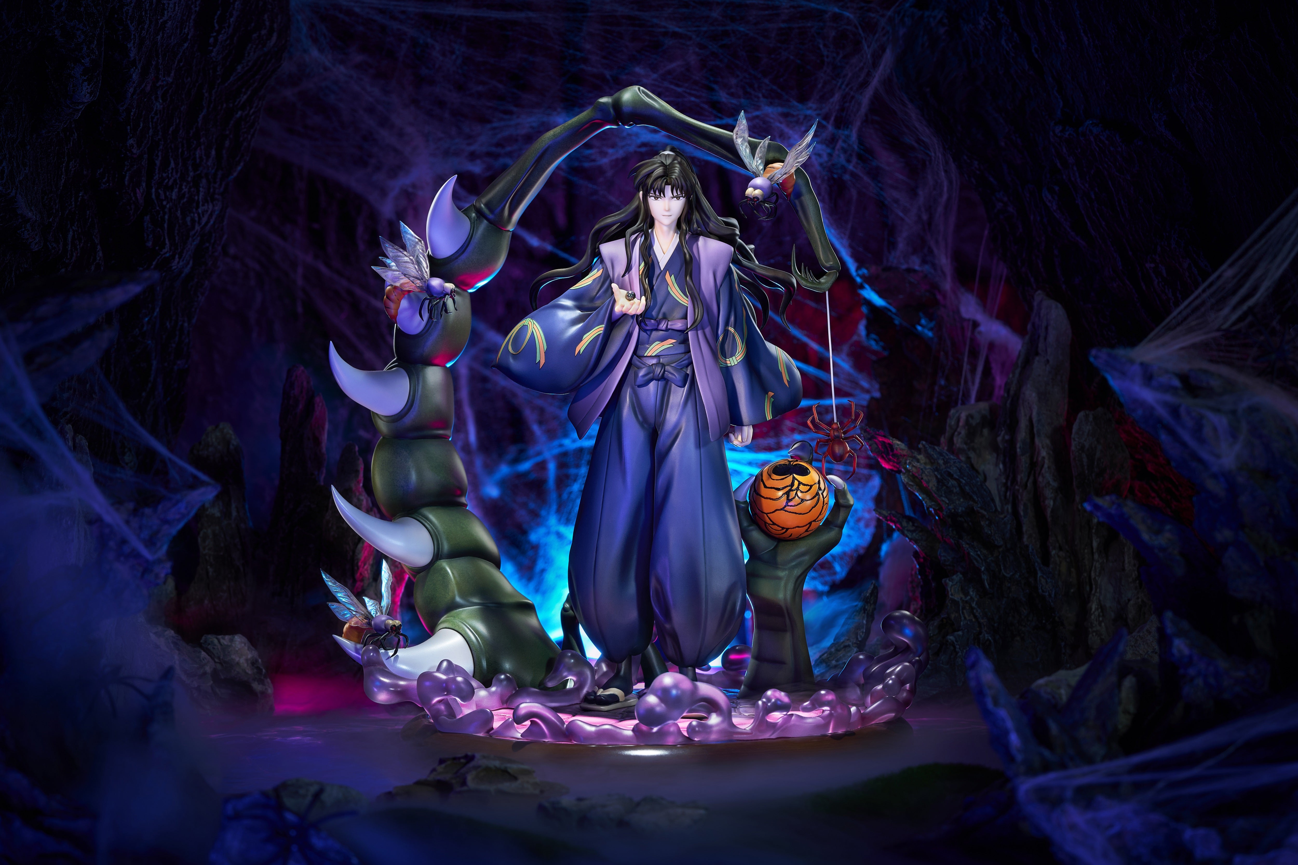 【In stock】1/7 Scale Naraku & Kanna & Hakudoshi-InuYasha-HunYu Studio