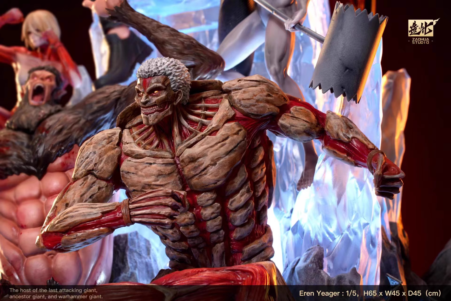 【Sold out】1/5 Scale Eren-Attack on Titan-ZaoHua Studio