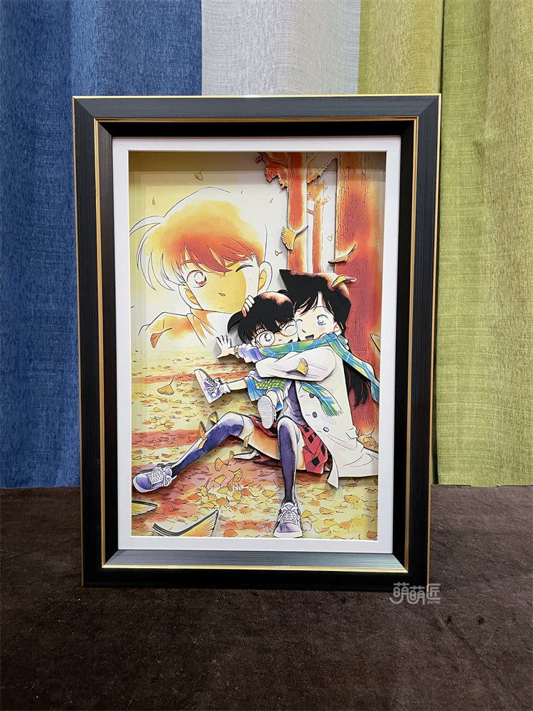 【In stock】3D Decorative Paint of The Bride of Halloween Conan Edogawa & Ran Mori-Detective Conan-momo Studio