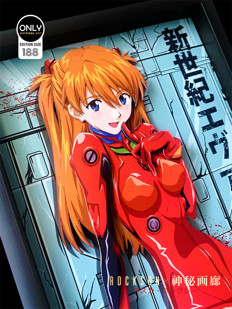 【Pre-sale】Asuka Langley Soryu 3D Decoration Painting-Evangelion-Mystical Art Studio