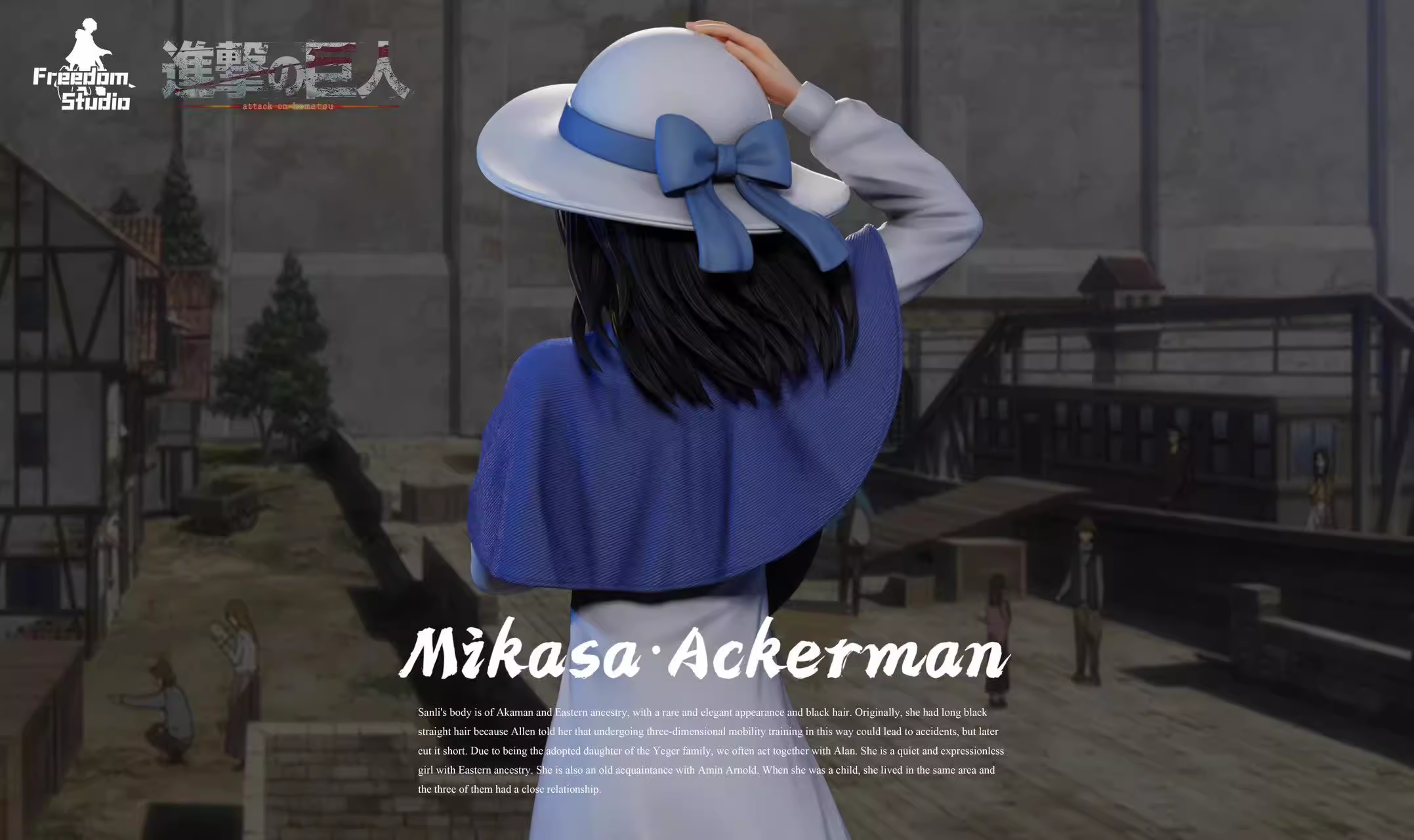 【Pre-sale】Childhood Mikasa·Ackerman-Attack on Titan-Freedom Studio