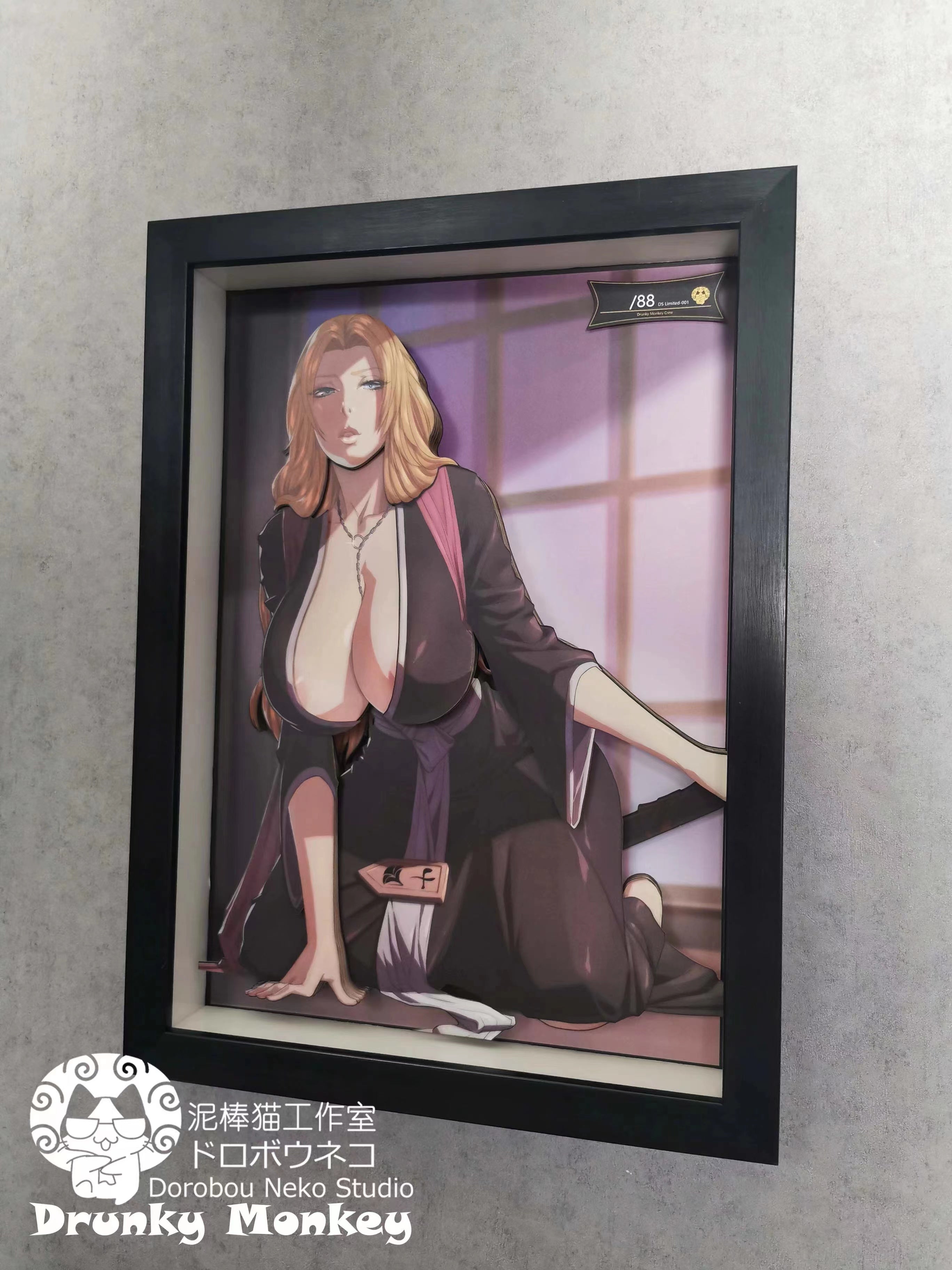 【Pre-sale】Matsumoto Rangiku 3D Decoration Painting-Dorobou Neko Studio