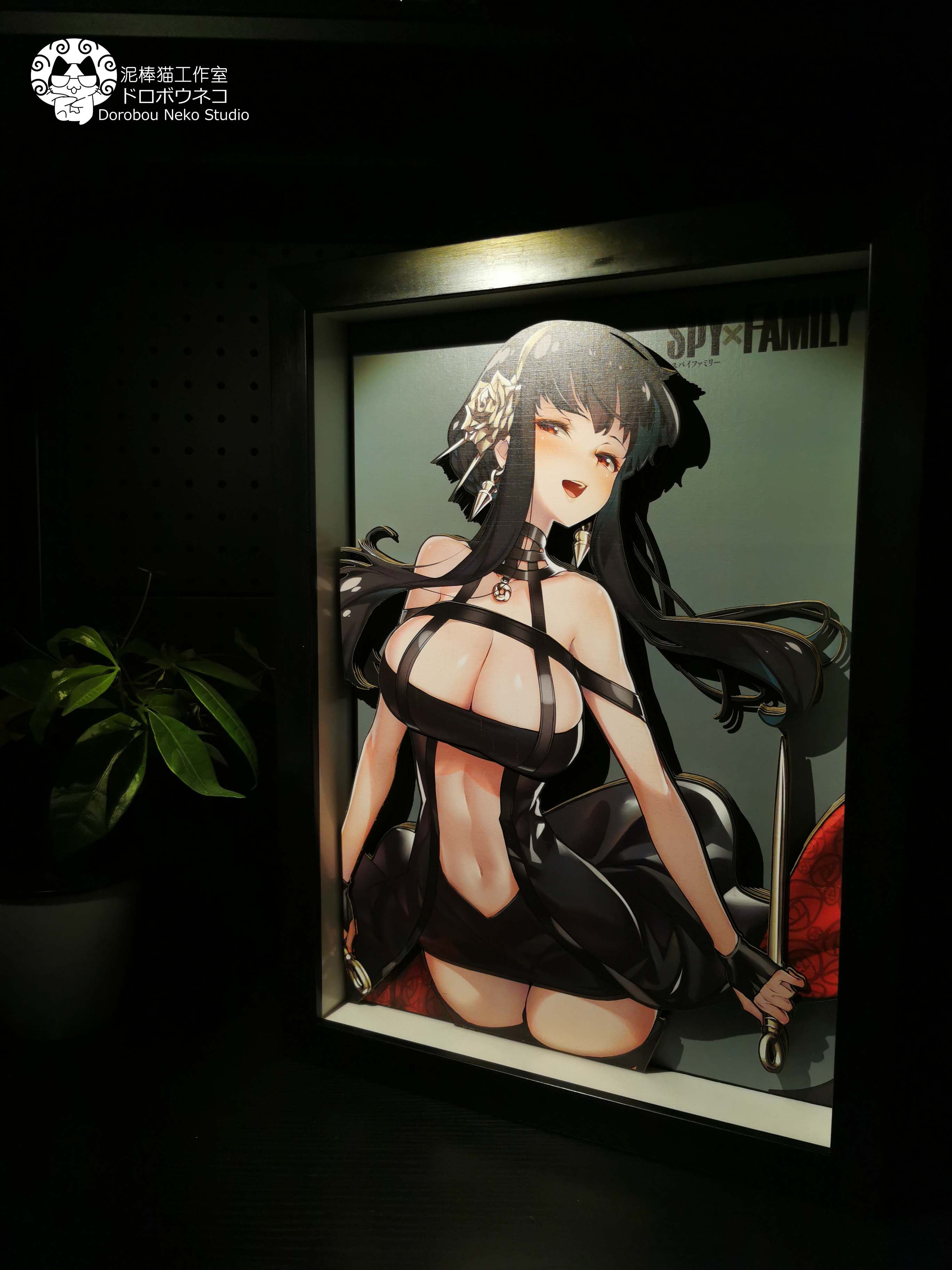 【In stock】Yor Forger 3D Decoration Painting-Dorobou Neko Studio