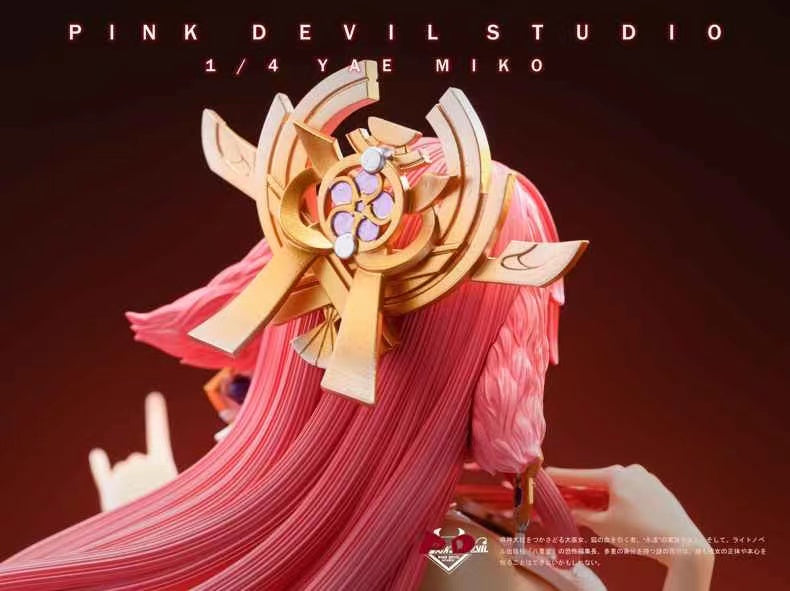 【Pre-sale】1/4 Scale Yae Miko-Genshin Impact-Pink Devil Studio