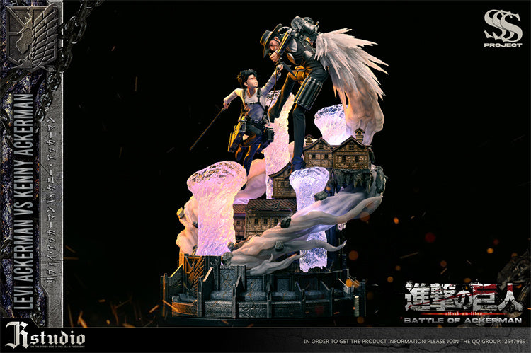 【Sold out】Version A Levi VS Kenny-Attack on Titan-JR Studio