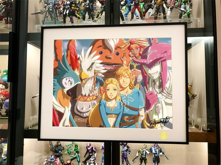 【Pre-sale】Characters of The Legend of Zelda: Breath of the Wild Decorative Painting-XingKong Studio