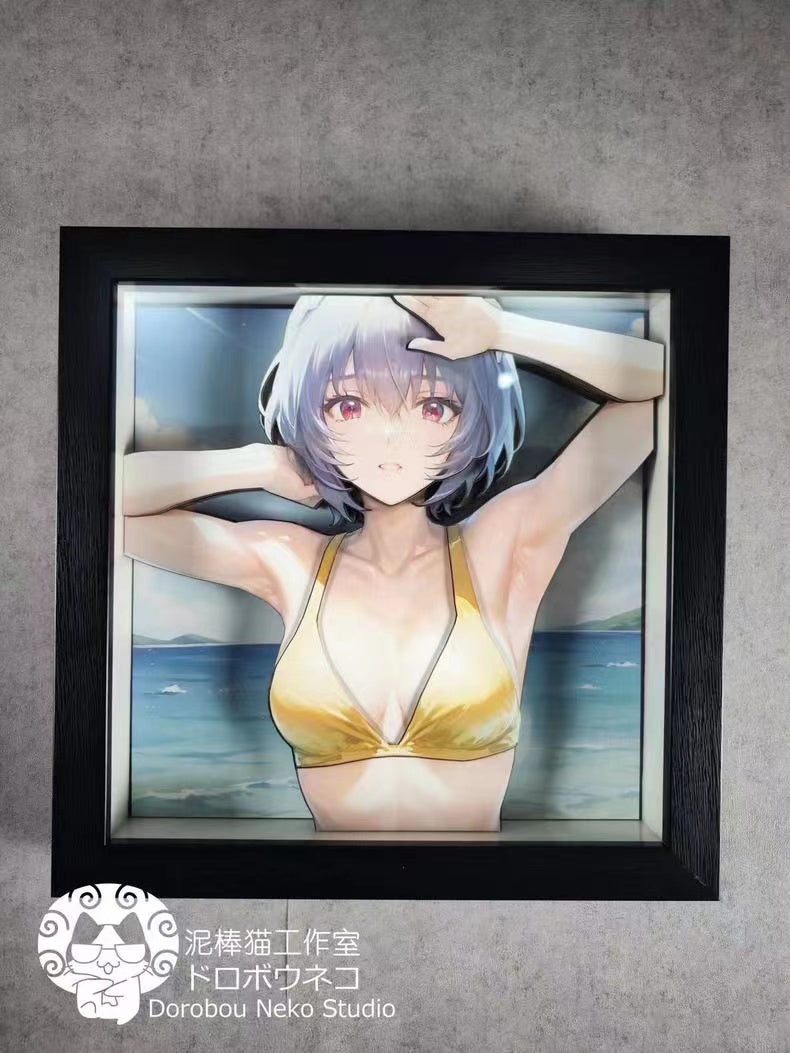 【In stock】DSSQ-002 Decorative Painting of Ayanami Rei-EVA-Dorobou Neko Studio