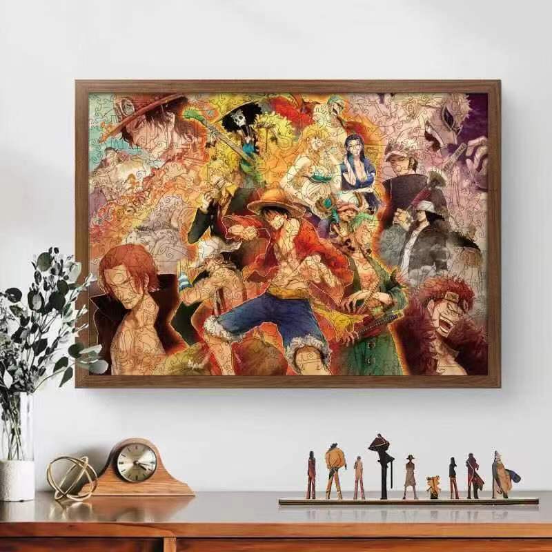 【In stock】One piece-jigsaw puzzles with frame