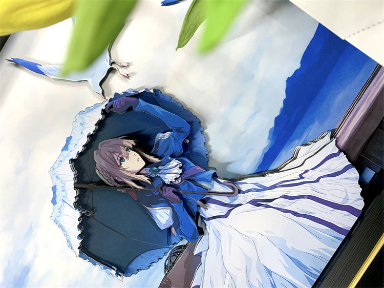【In stock】Paper Art 3D Decorative Paint of Violet-Violet Evergarden-momo Studio