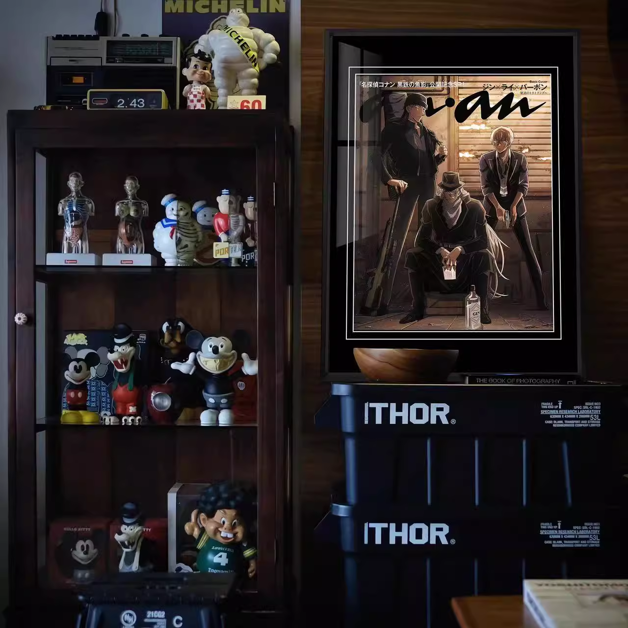 【In stock】Decorative Painting of Gin, Akai Shūichi & Furuya Rei-Detective Conan-Billion Birds Studio