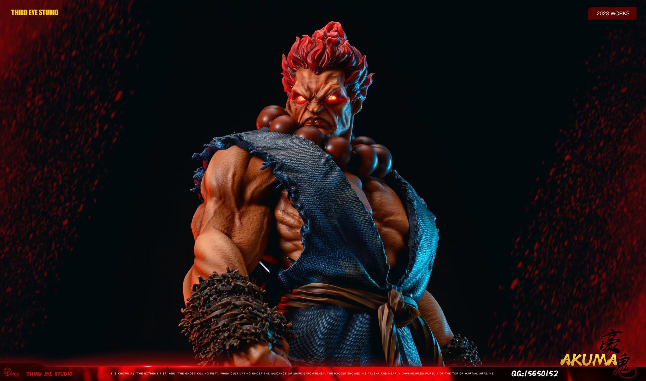 【Pre-sale】1/4 Scale Akuma-Street Fighter-Third Eye Studio