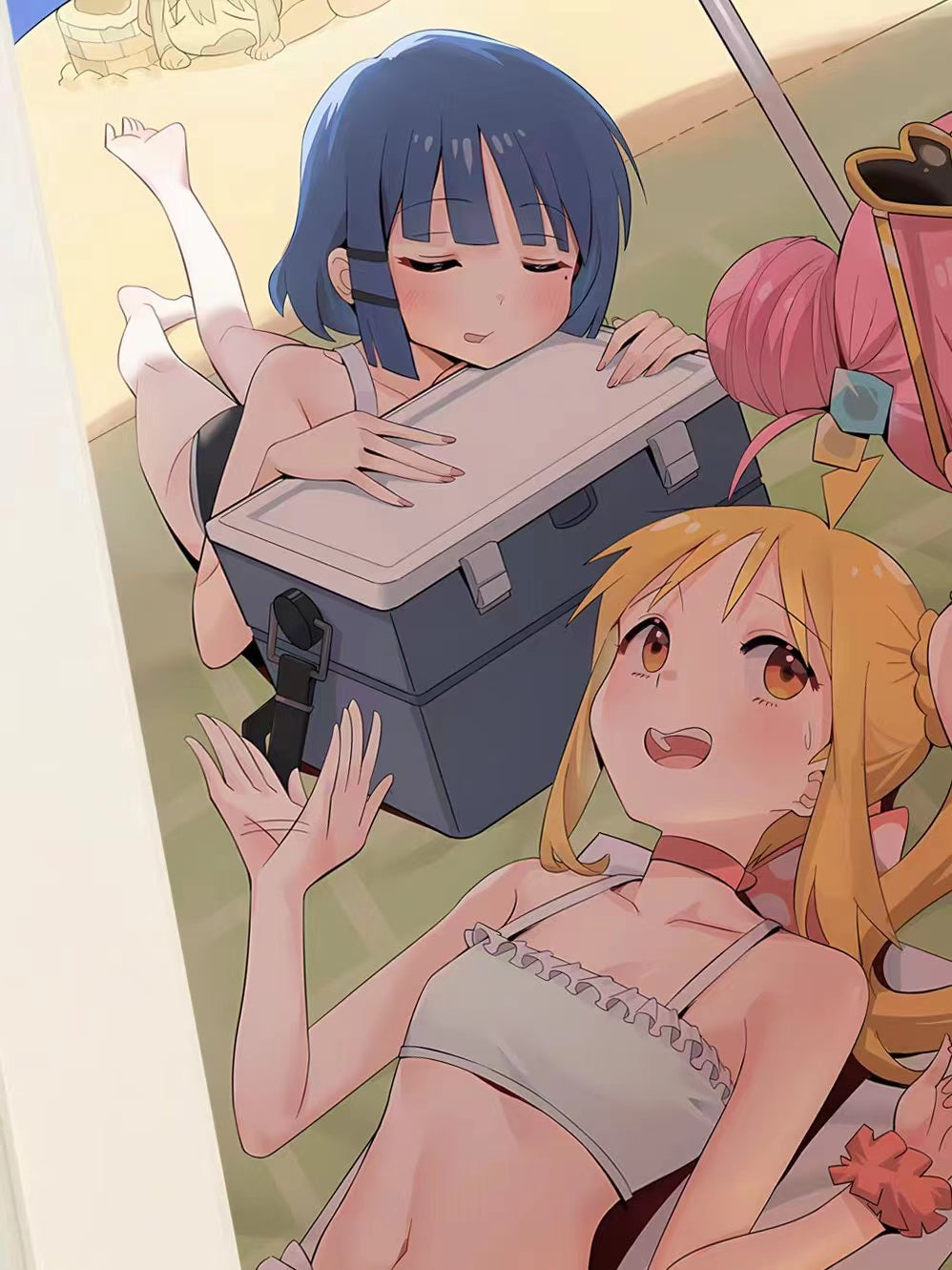 【Pre-sale】Beach Series Hitori Gotoh & Nijika Ijichi & Ryo Yamada & Ikuyo Kita Decorative Painting - Bocchi the Rock! - Xingkong Studio