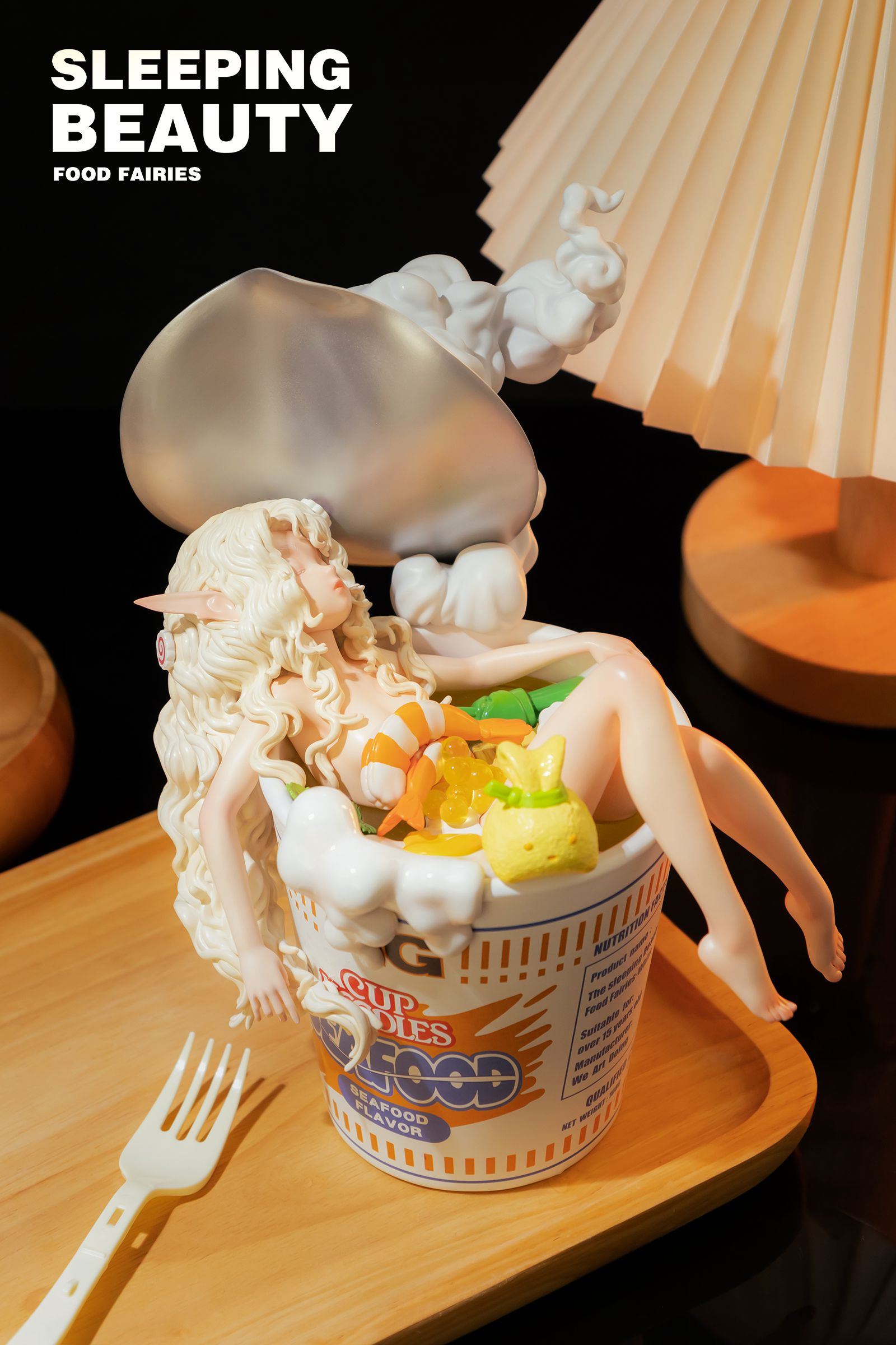 【Sold out】Sleeping Beauty with Instant Noodles-Original Design-WeArtDoing Studio