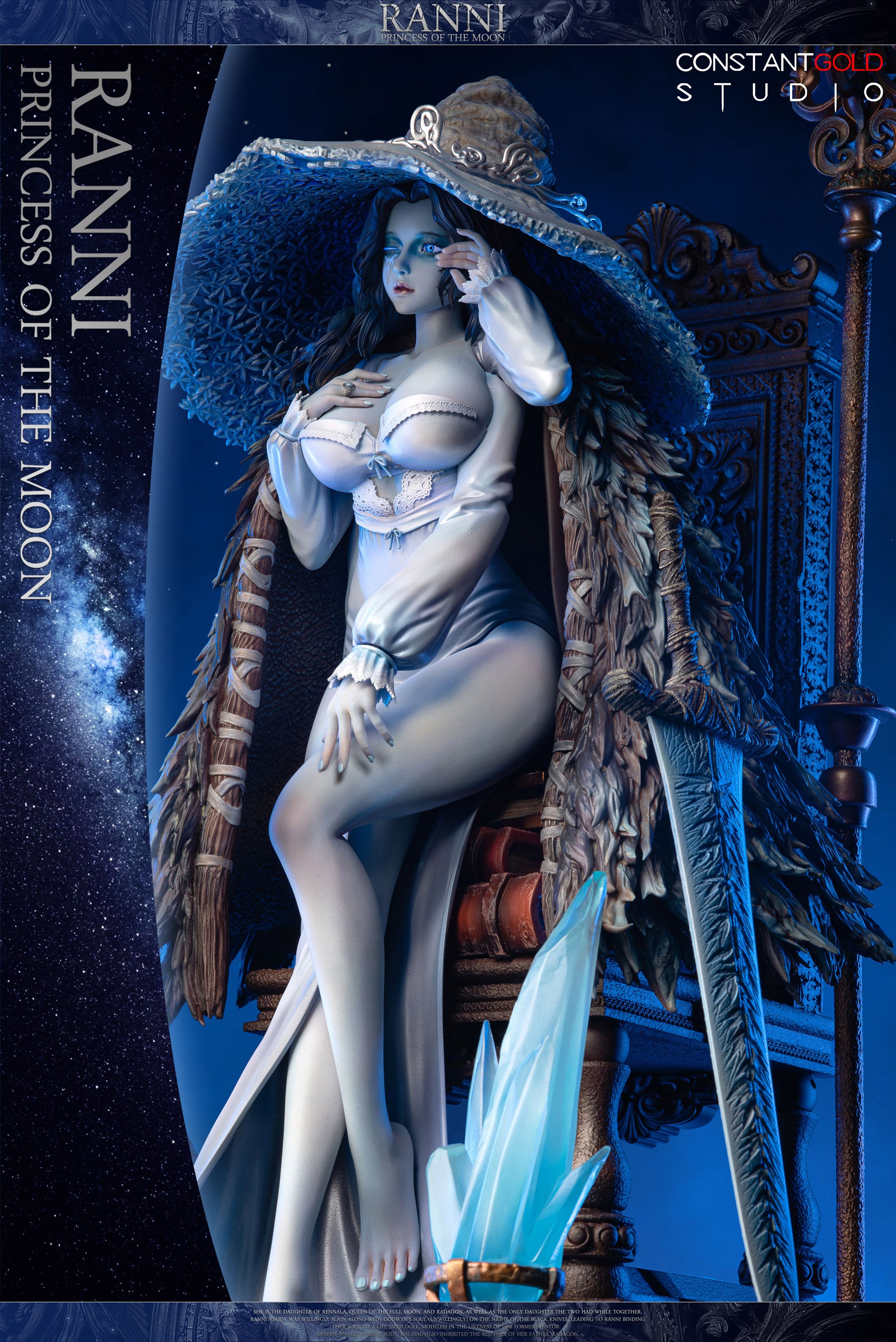 【Sold out】1/4 Scale Lunar Princess Ranni with LED-ER Other Series-Constant Gold Studio