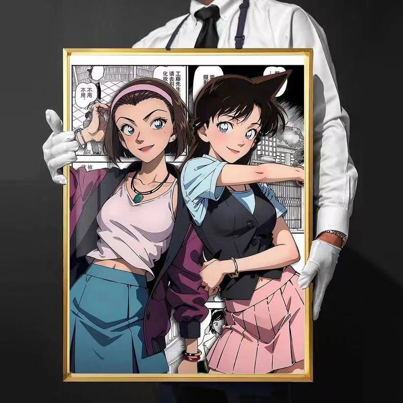 【In stock】Decorative Painting of Mouri Ran & Suzuki Sonoko-Detective Conan-Billion Birds Studio