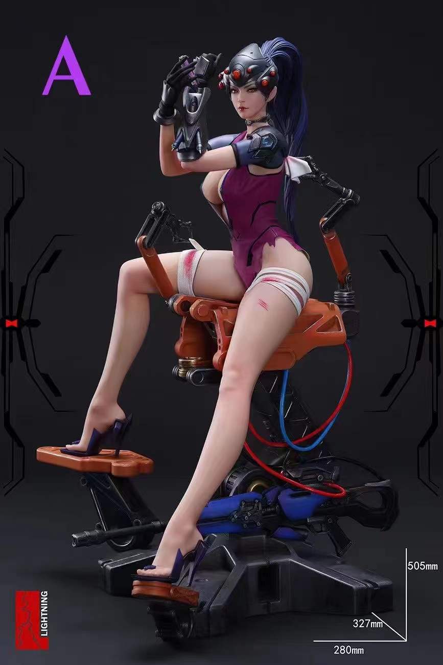 【In-Stock】 1/4 Scale Widowmaker Amélie Guillard-Overwatch Resin Statue-Lightning Studio