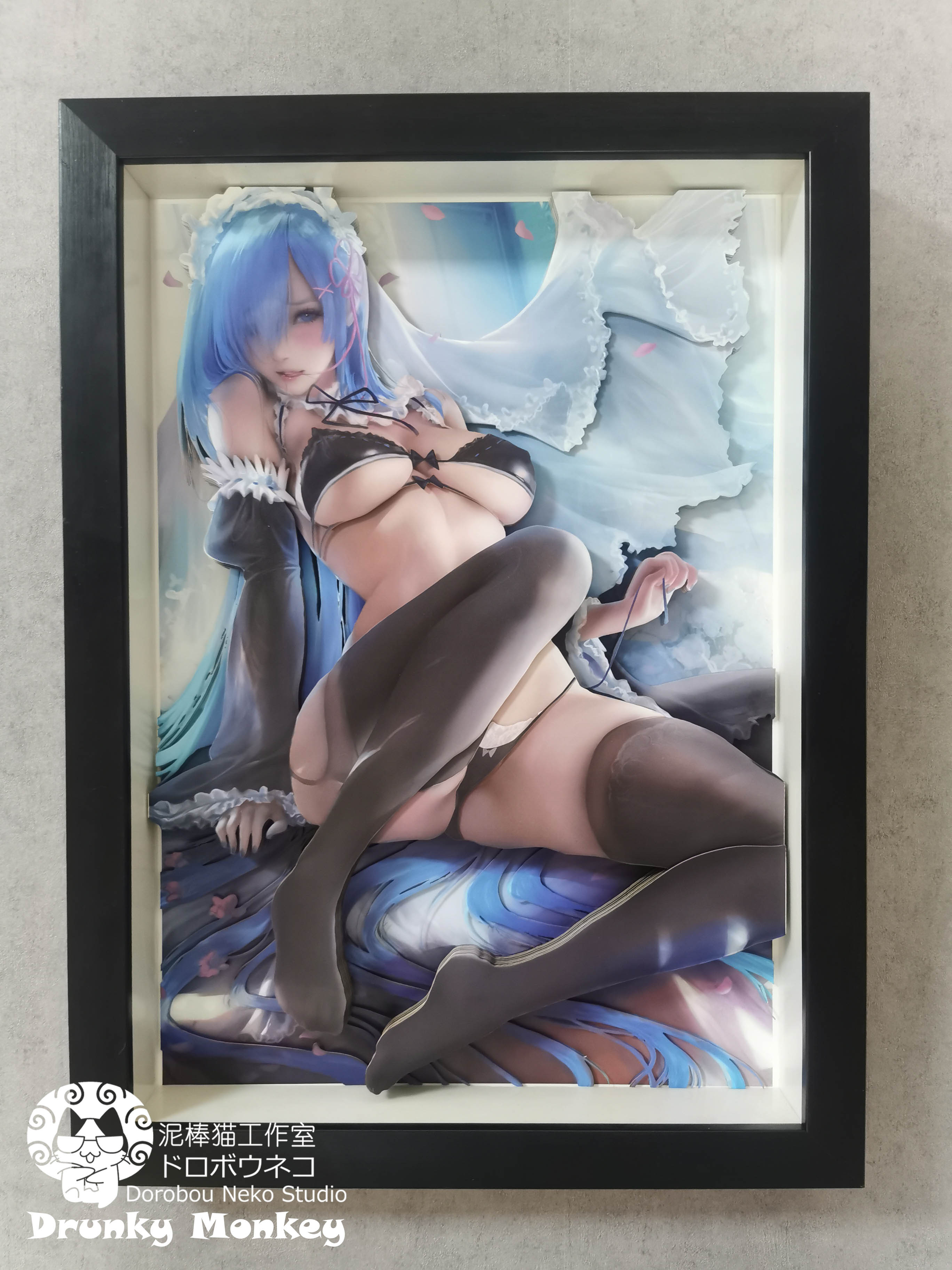 【Pre-sale】Rem 3D Decoration Painting-Re:Starting Life From Zero in a Different World-Dorobou Neko Studio