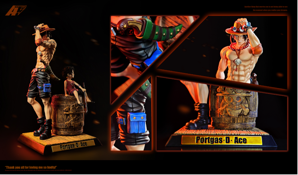 【Pre-sale】POP Scale Ace & Little Ace-One Piece-AT Studio