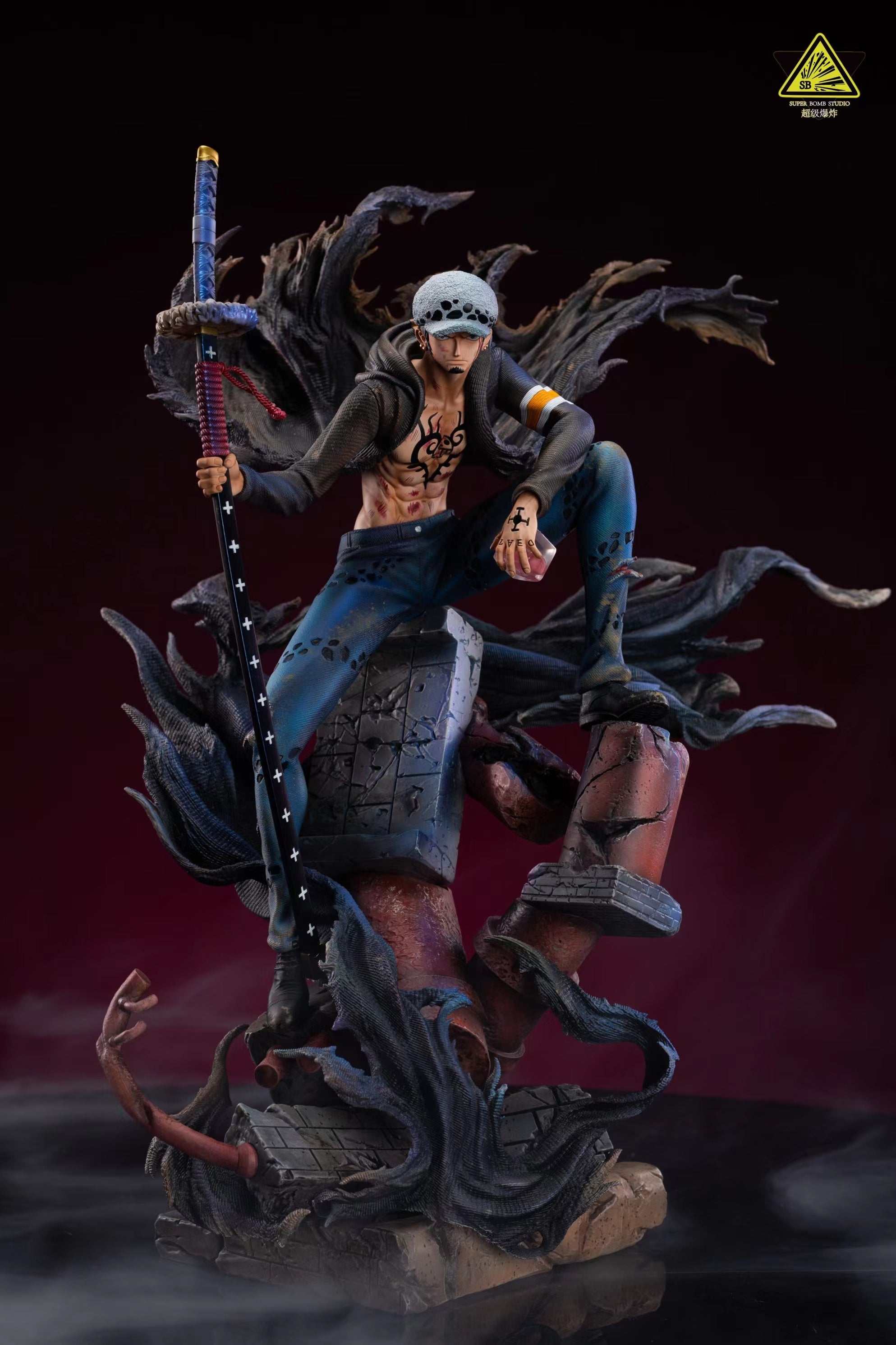 【In stock】Trafalgar D. Water Law Statue-One piece-(SBS)SuperBomb Studio