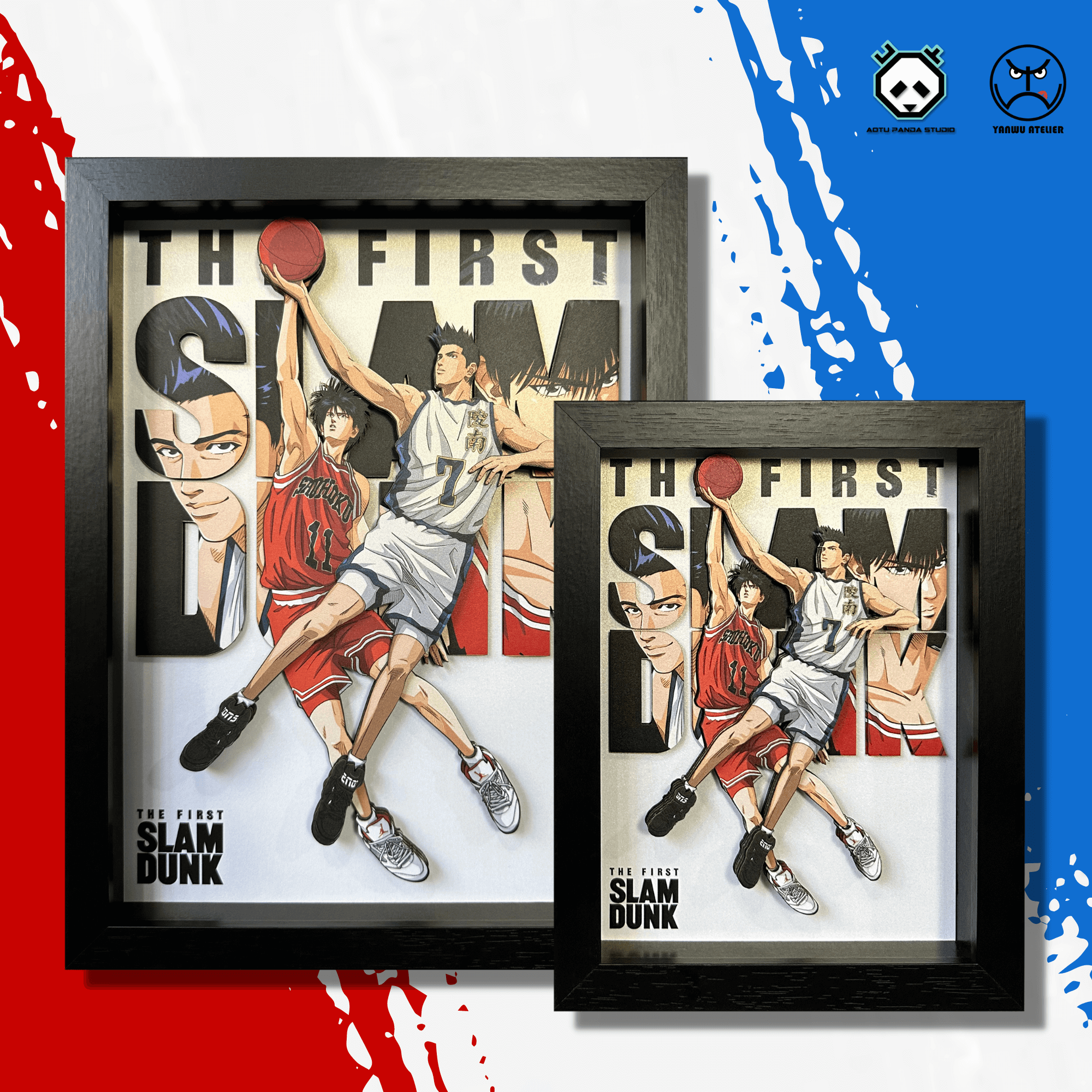 【In stock】Decorative Paint of Rukawa Kaede & Akira Sendoh-Slam Dunk-momo Studio