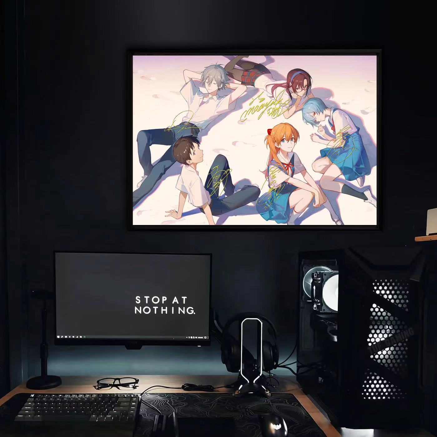 【Pre-sale】Main Characters of Evangelion Decorative Painting-Evangelion-Qian NiaoShe Studio