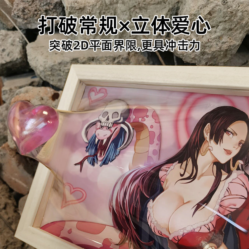 【Pre-sale】3D Frame Decoration Series Boa Hancock-One piece-PoGe Studio