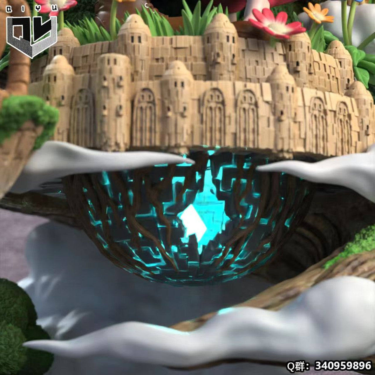 【Pre-sale】Castle in the Sky with LED  - QiYu Studio