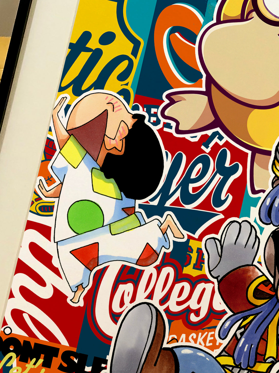 【Pre-sale】Arale & Shinnosuke & Doraemon & Psyduck Decoration Painting-Dr. Slump- Xingkong Studio