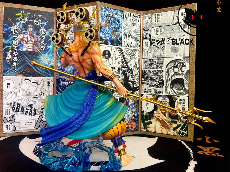 【In stock】POP MAX Scale God of Skypiea Enel-One piece-Black Studio