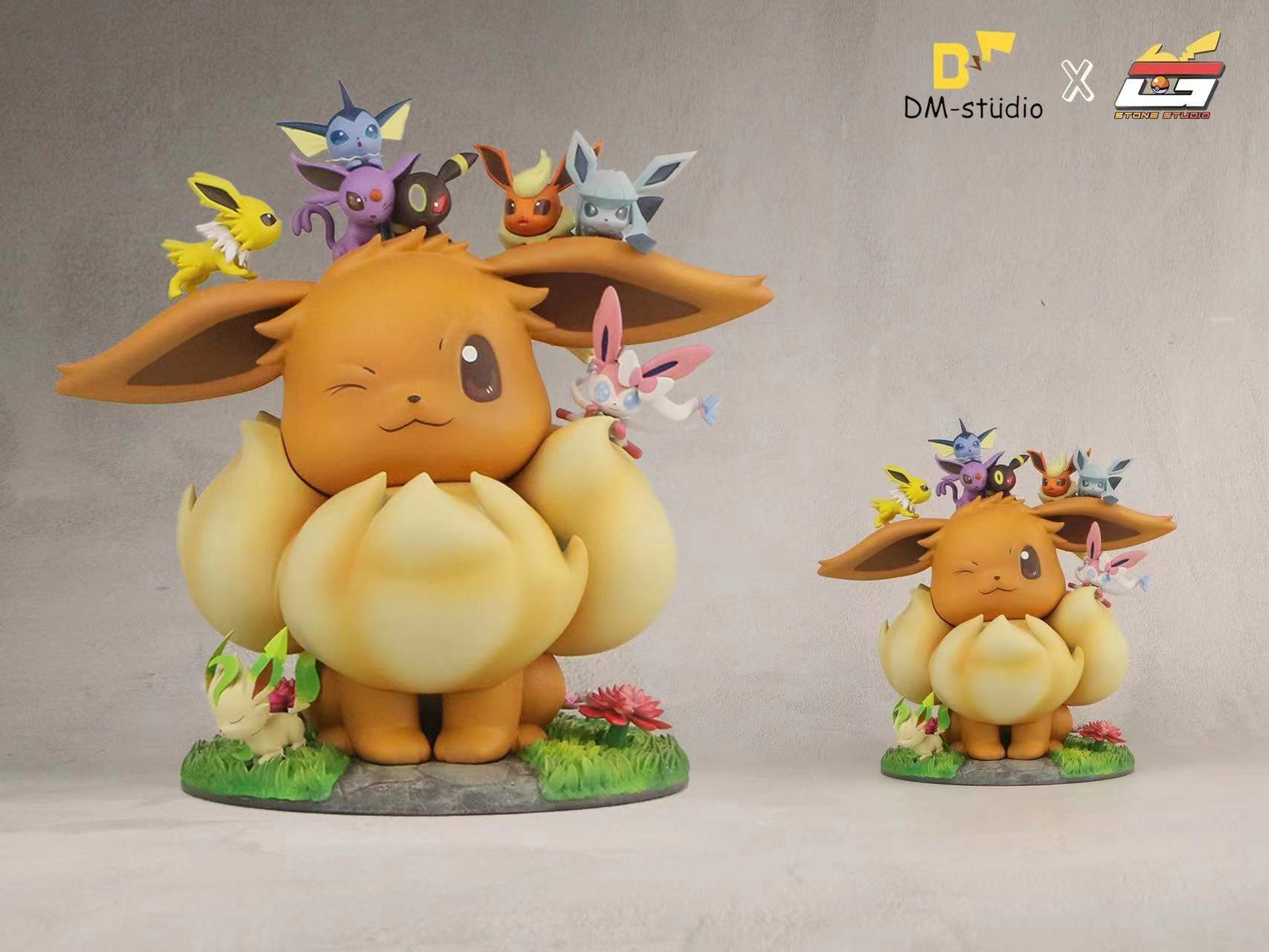 【Sold out】Big & Small Scale Eevee Family-Pokemon-DM Studio