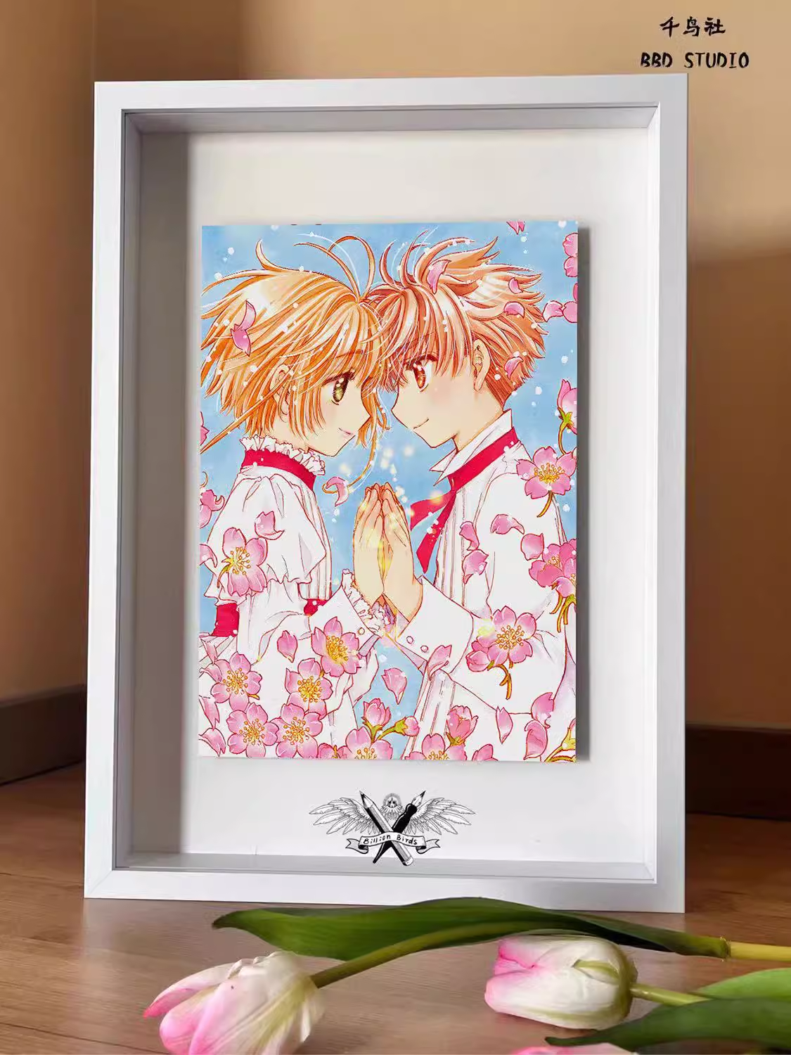【Pre-sale】Decorative Painting of Sakura & Li Syaoran-Card Captor Sakura-Billion Birds Studio