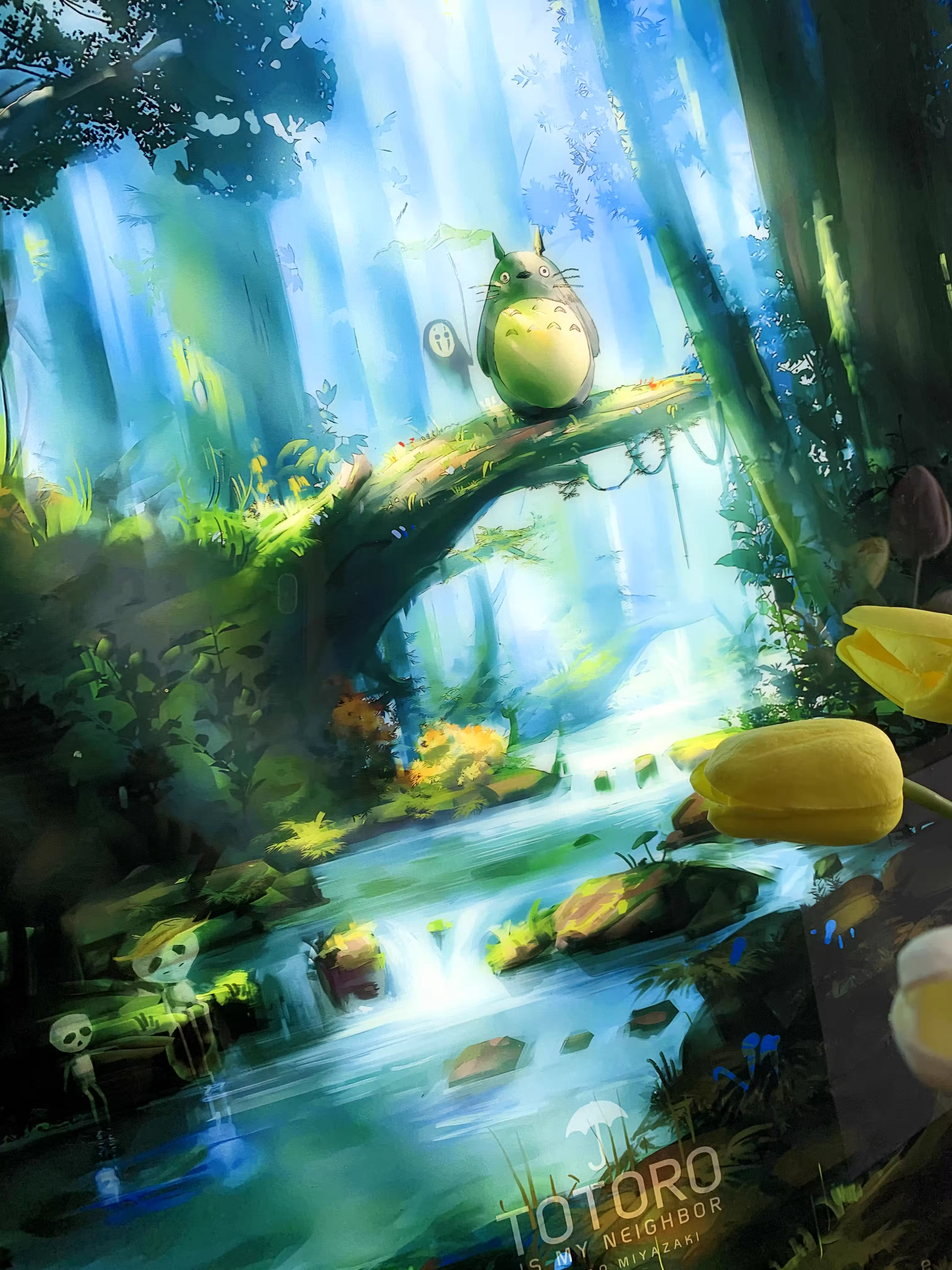 【In stock】Decorative Painting of My Neighbor Totoro-Studio Ghibli-momo Studio