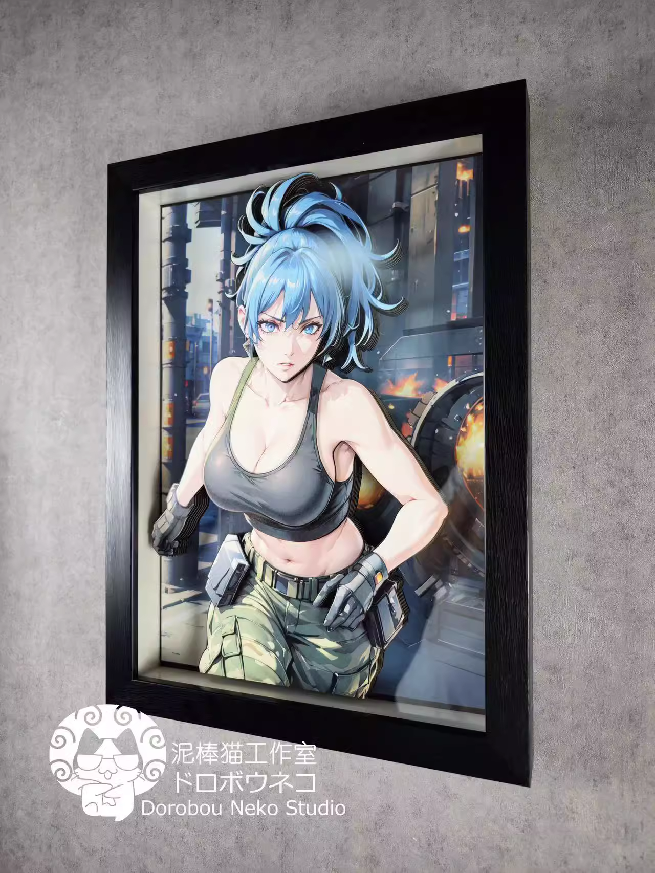 【In stock】DSMG-033 Decorative Painting of Leona Heidern-THEKINGOFFIGHTERS-Dorobou Neko Studio