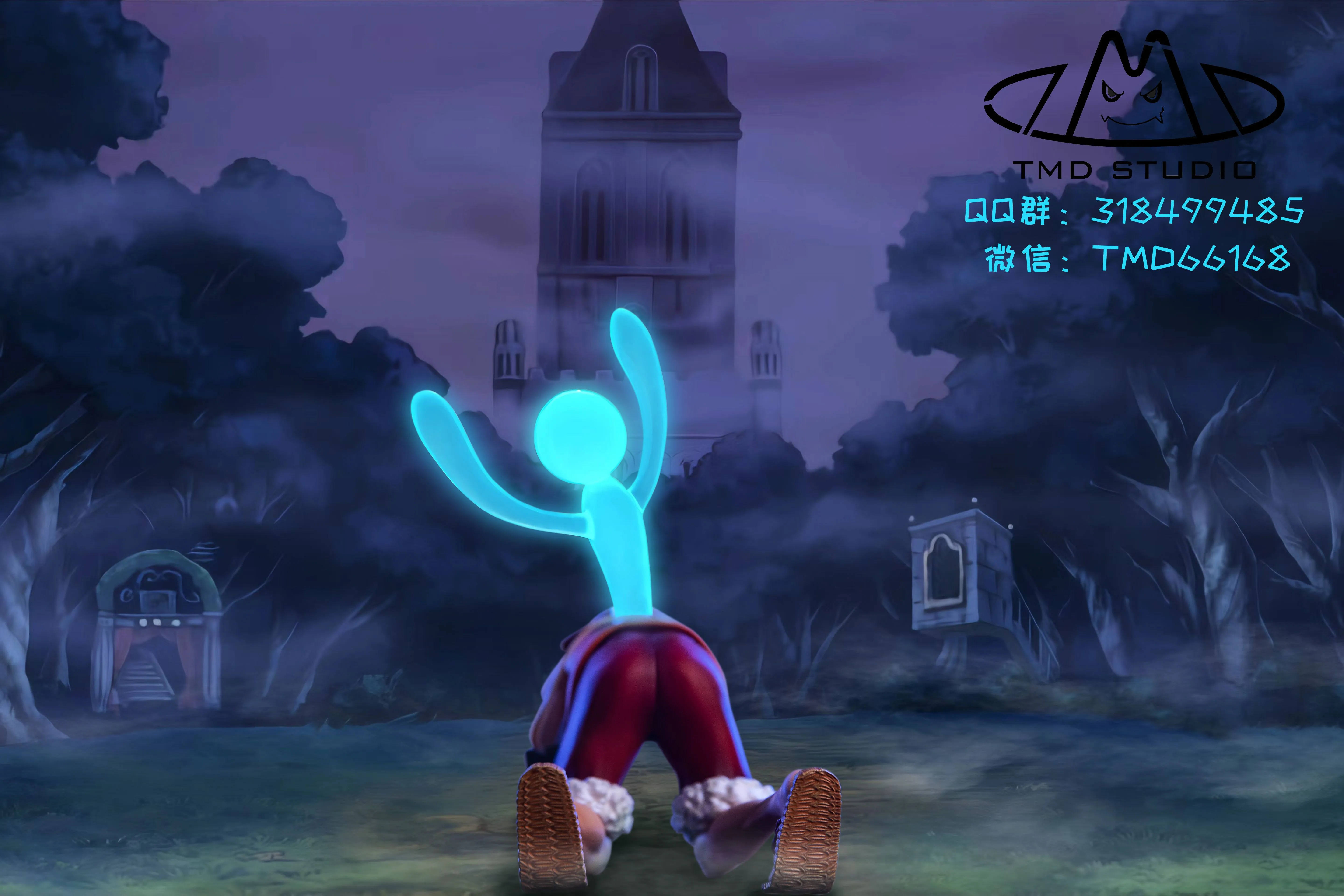 【Pre-sale】Negative Luffy-One piece-TMD Studio