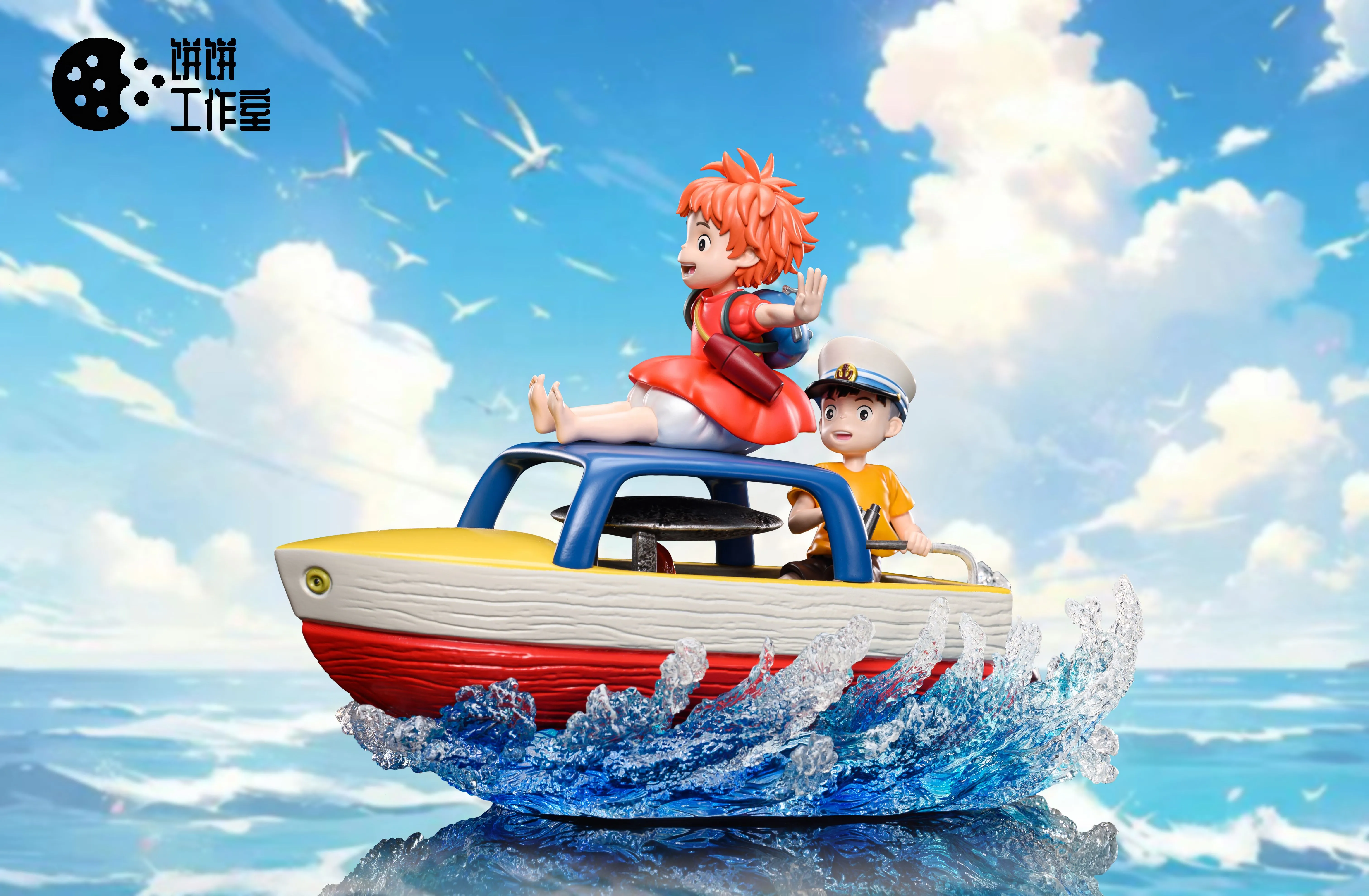 【In stock】Ponyo & Sosuke 2.0-Studio Ghibli-BingBing Studio