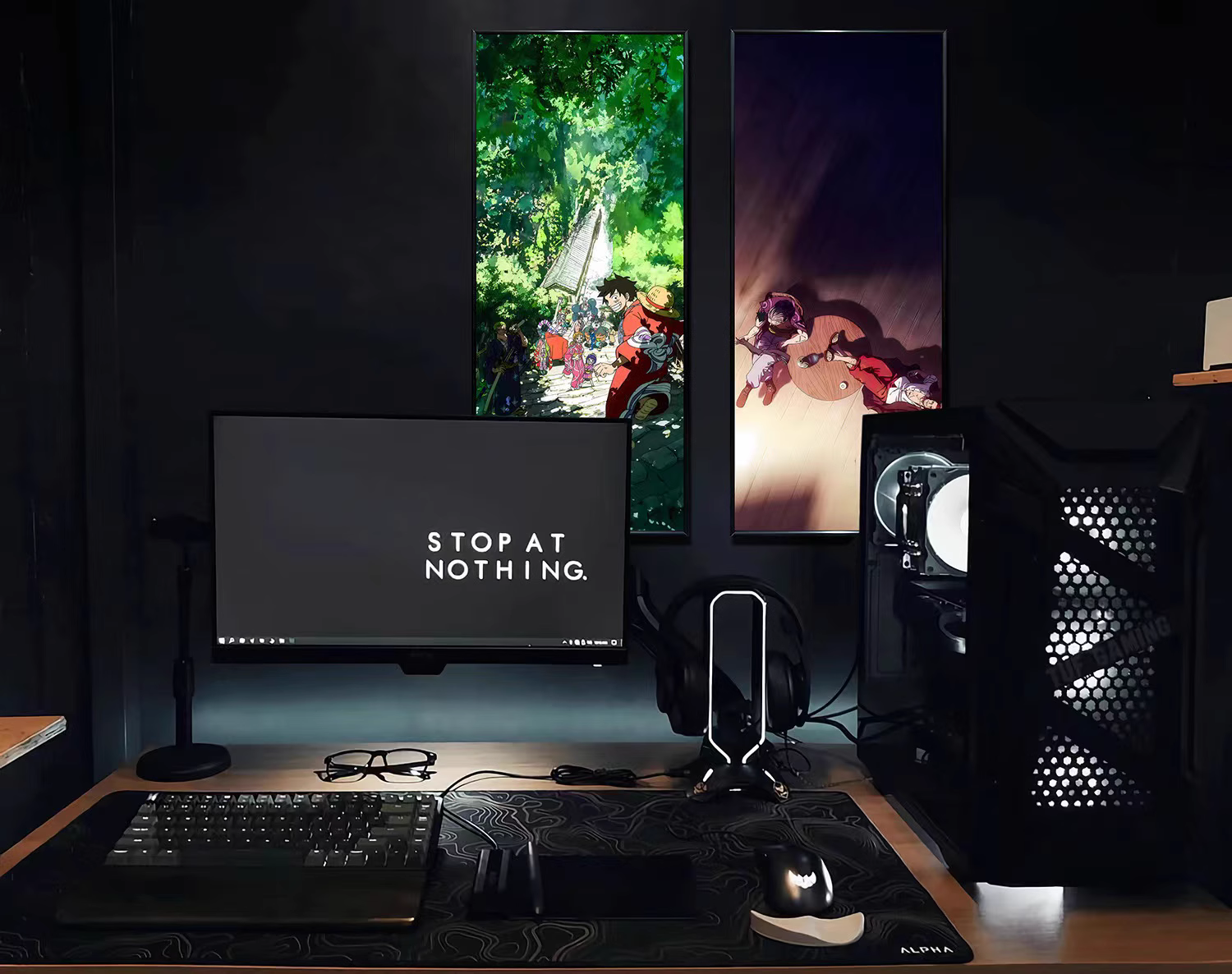 【In stock】Decorative Painting of Luffy, Zoro, Nami & Shanks-One piece-Billion Birds Studio