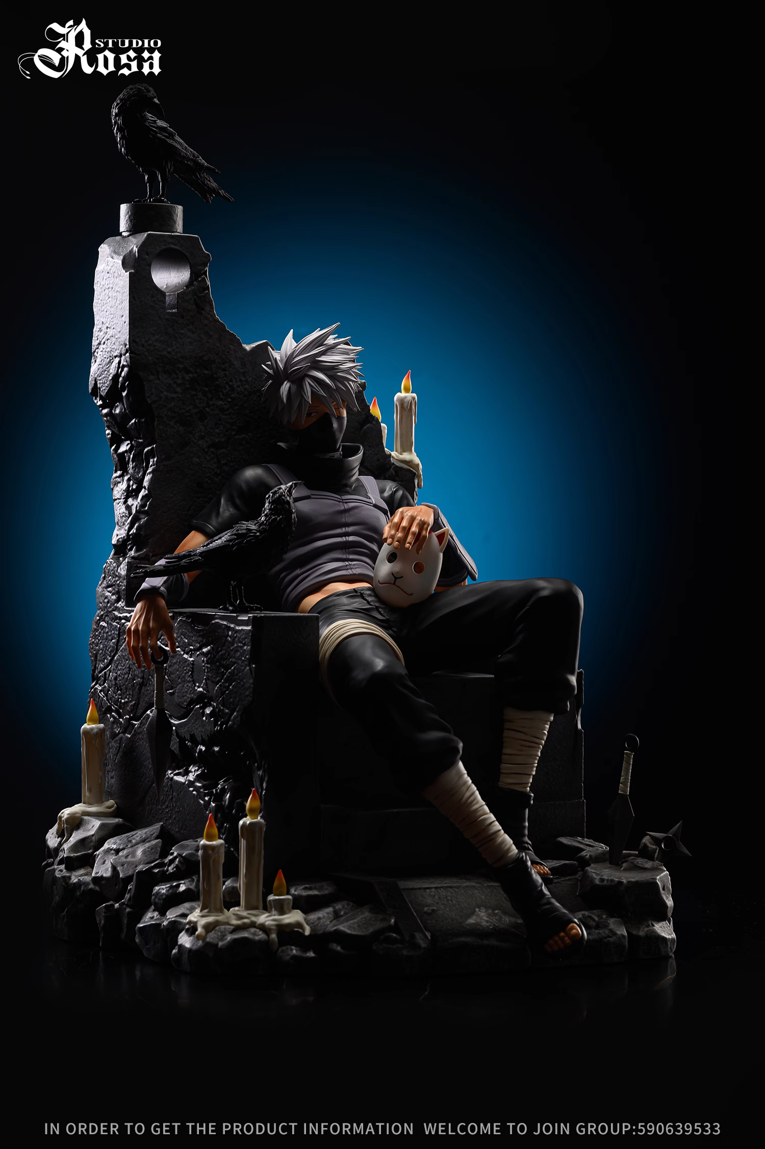 【Pre-sale】1/4 Scale Uchiha Itachi & Hatake Kakashi-Rosa Studio