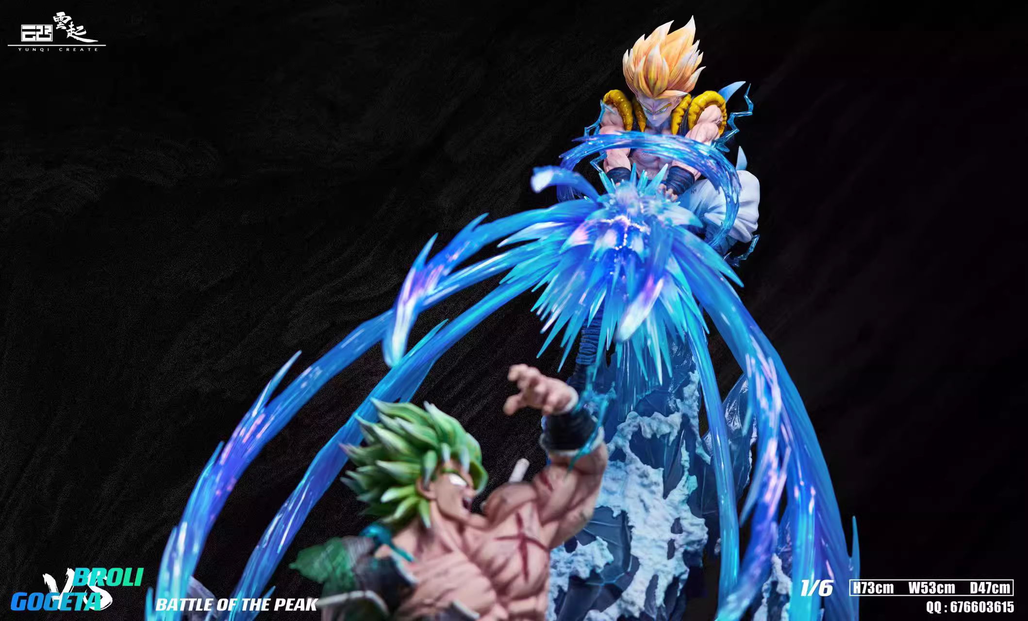 【Sold out no more】1/6 Scale No.9 Gogeta VS Broli-YunQi Studio