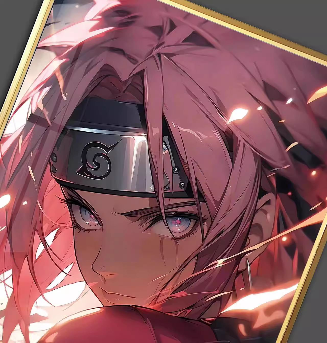 【In stock】Decorative Painting of Haruno Sakura-Billion Birds Studio