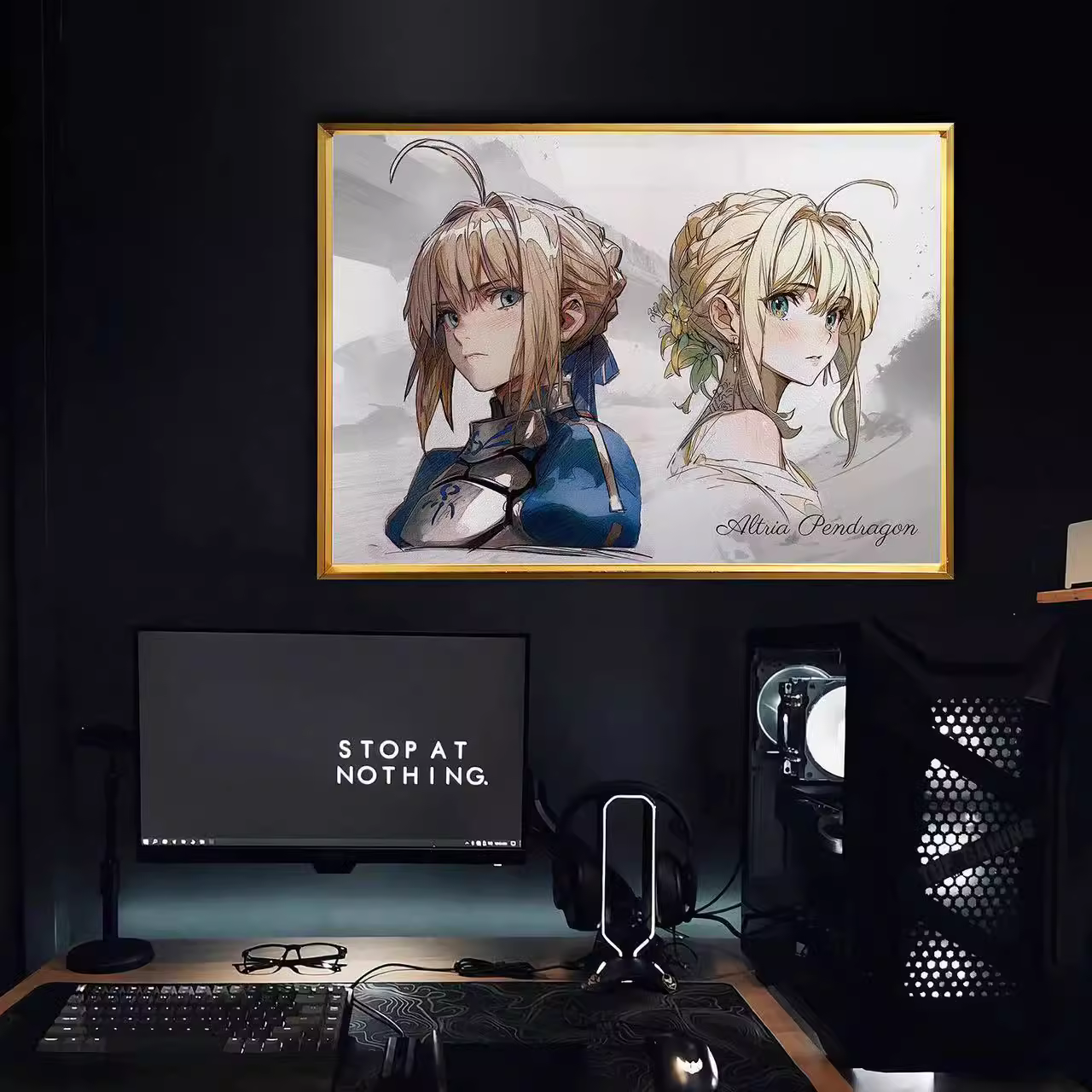 【In stock】Decorative Painting of Altria Pendragon-Fate/stay night-Billion Birds Studio