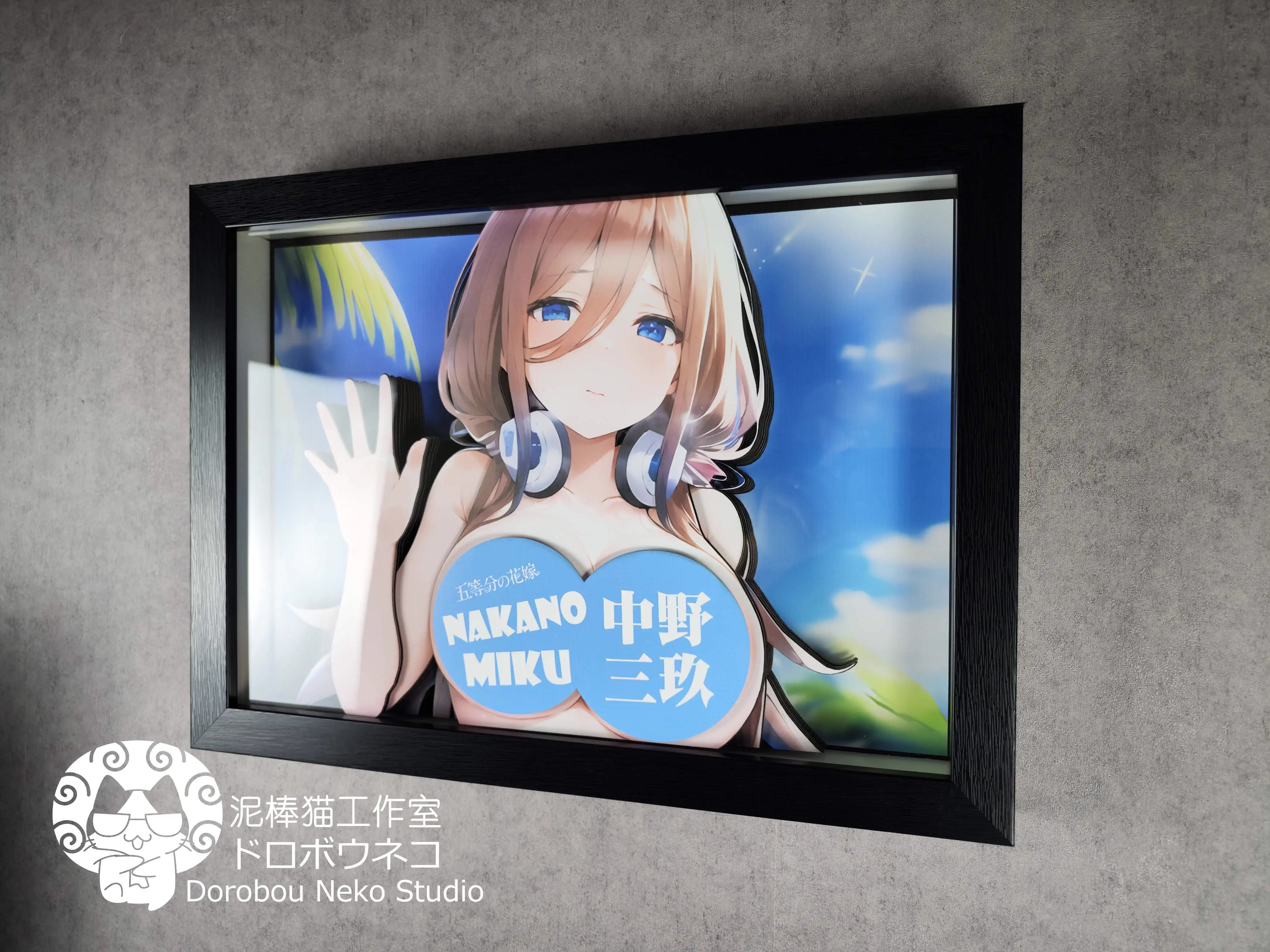 【In stock】DSOS-003 Decorative Painting of Nakano Miku-The Quintessential Quintuplets-Dorobou Neko Studio