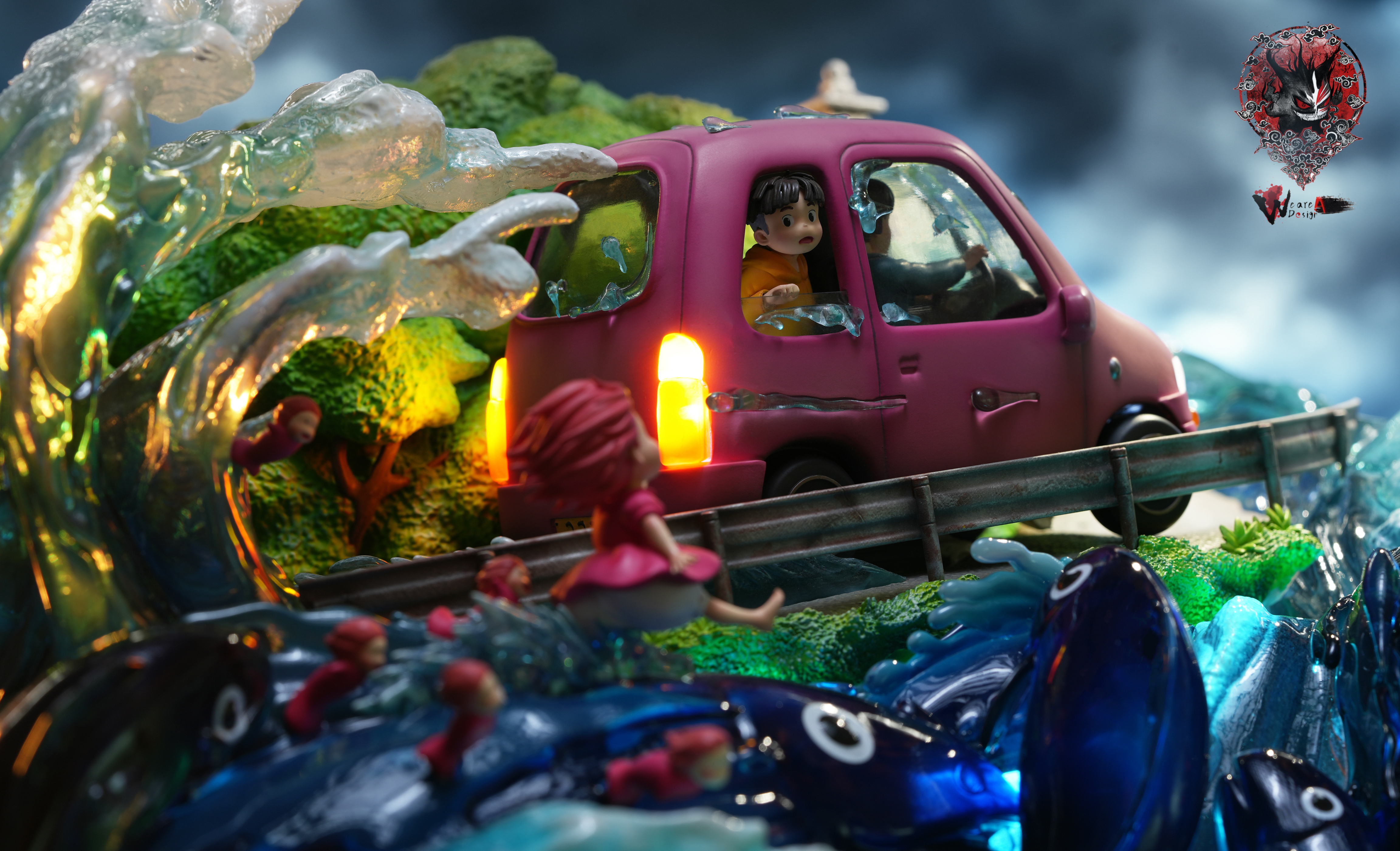 【Few left】Sea Chasing Ponyo & Sosuke-Ponyo on the Cliff-Weare A Design